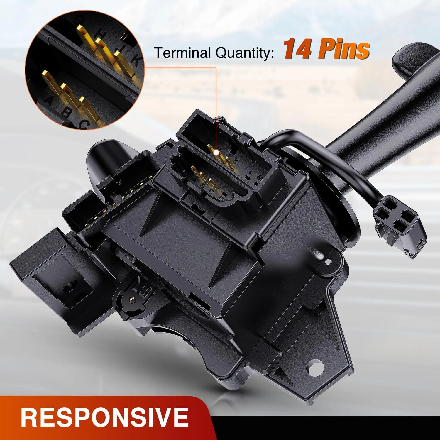 2003-2006 Chevy Silverado Suburban Avalanche Tahoe 2003-2007 GMC Sierra Cadillac Yukon Escalade Hummer H2 Turn Signal Switch