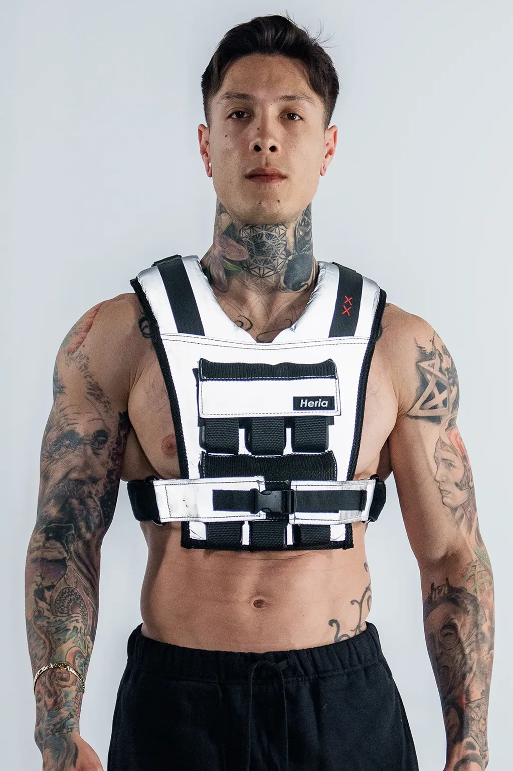 28LB Weight Vest - 3M Reflective Grey