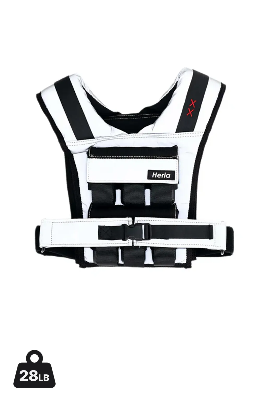 28LB Weight Vest - 3M Reflective Grey
