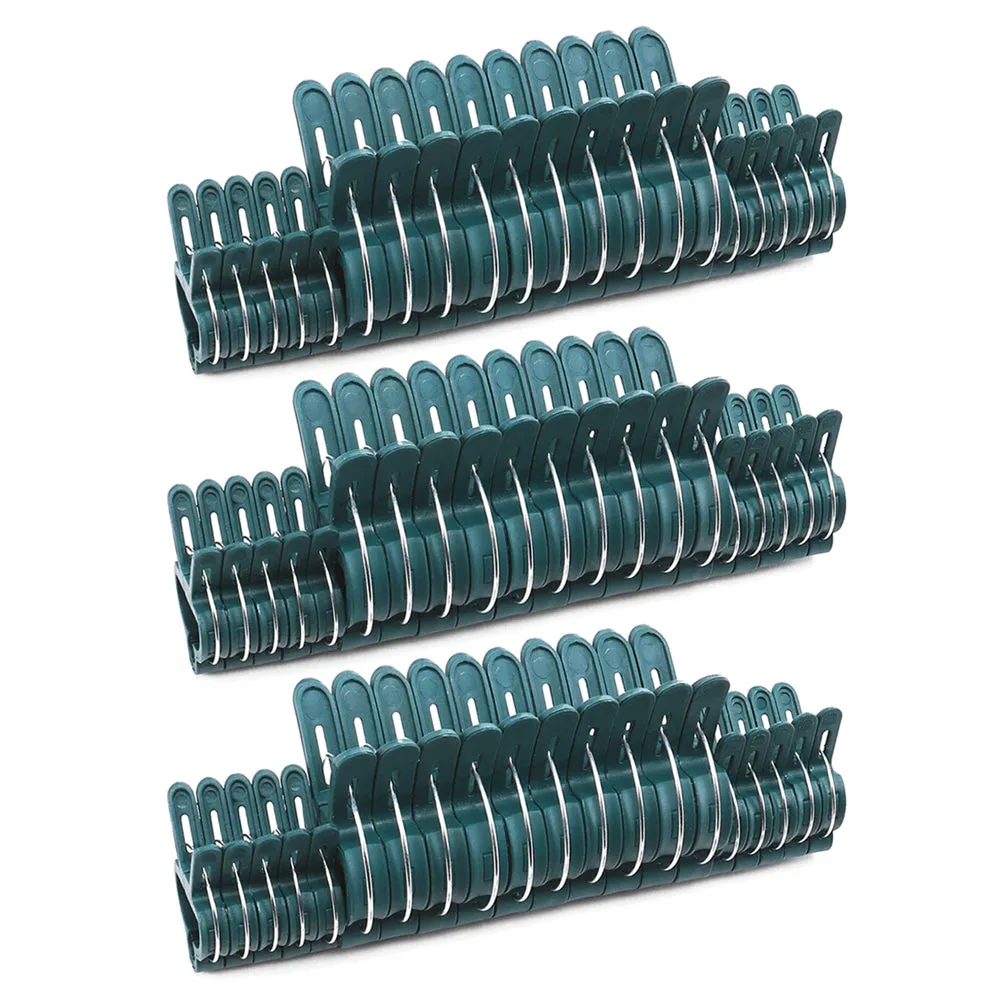 64 Pack Gentle Garden Plant Support Gripper Clips Veggie Flower Tree Stem Clamps