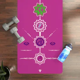 7 CHAKRA PRINTED YOGA MAT FOR BALANCE AND SPIRITUAL GROWTH