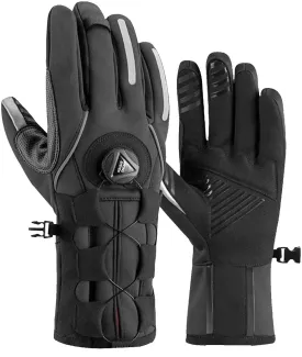Adjustable Reflective Screen Touch Warm MTB  Waterproof Motorcycle Bicycle Gloves
