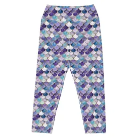 Amethyst Ocean Mermaid Capri Swim Leggings