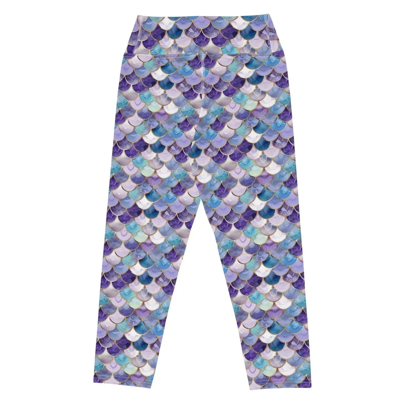 Amethyst Ocean Mermaid Capri Swim Leggings