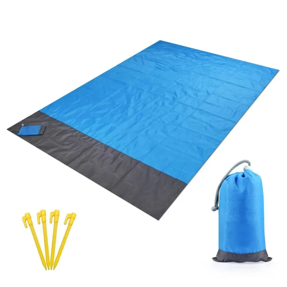 Beach Blanket Blanket 200 X 210cm Waterproof Beach Mat Lightweight Picnic Mat Beach Mattress for Travel Hiking Sports
