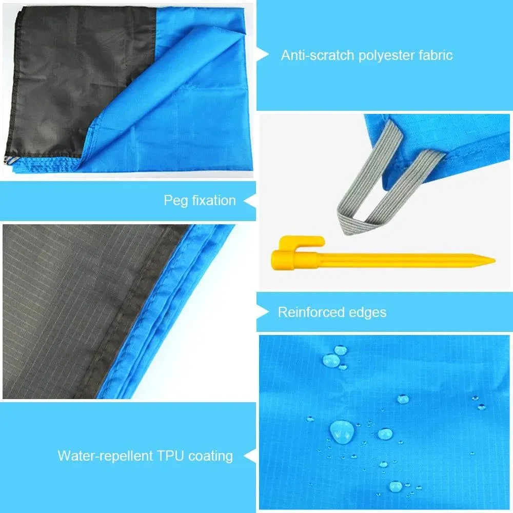 Beach Blanket Blanket 200 X 210cm Waterproof Beach Mat Lightweight Picnic Mat Beach Mattress for Travel Hiking Sports