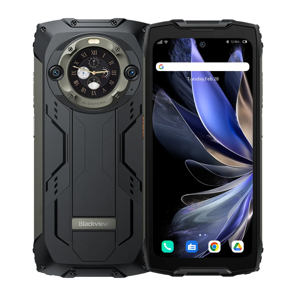 Blackview BV9300 Pro 8/12GB 256GB 6.7-Inch Main & 1.3-inch Round Secondary Display Built-in 100LM Flashlight 15080mAh 4G Rugged Smartphone