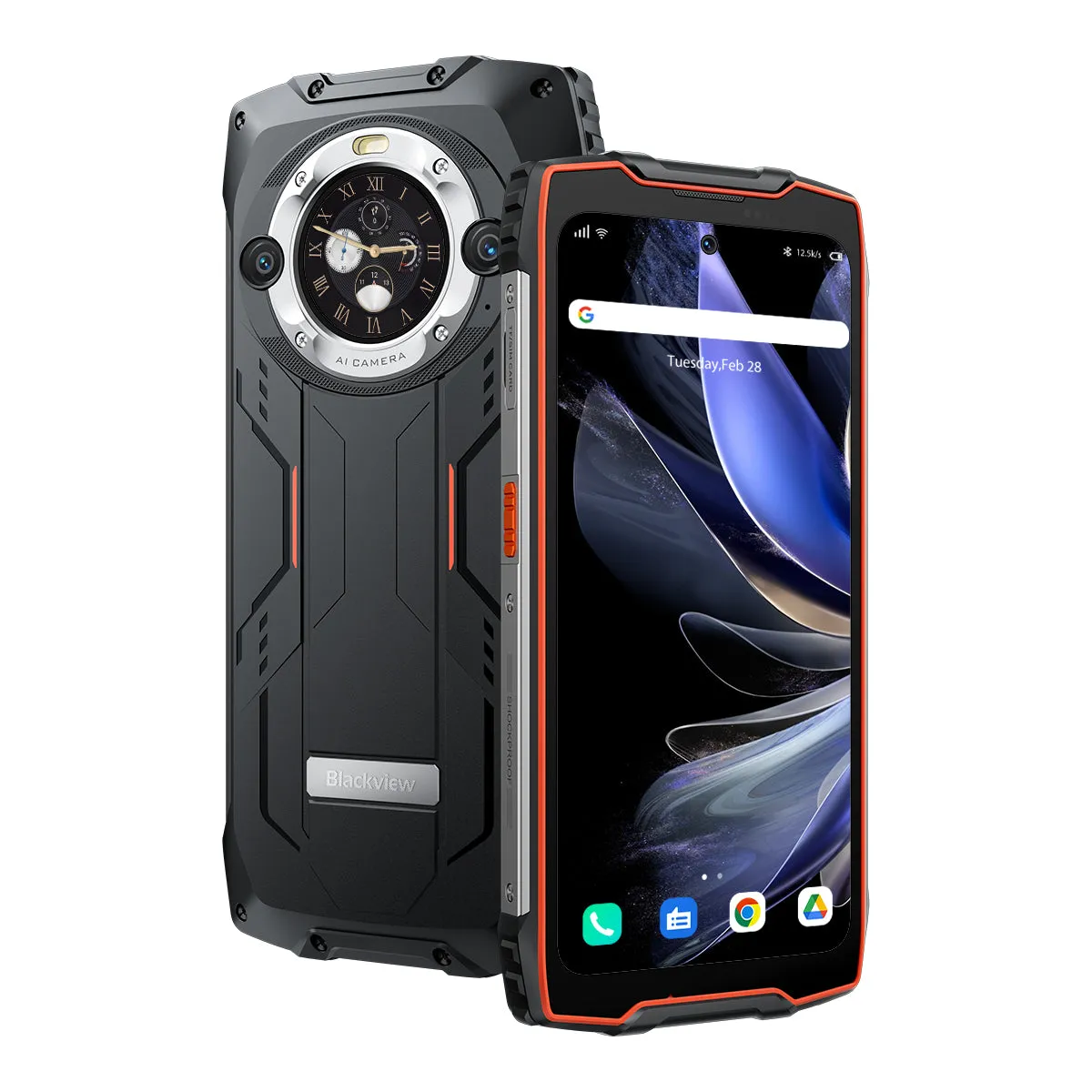 Blackview BV9300 Pro 8/12GB 256GB 6.7-Inch Main & 1.3-inch Round Secondary Display Built-in 100LM Flashlight 15080mAh 4G Rugged Smartphone