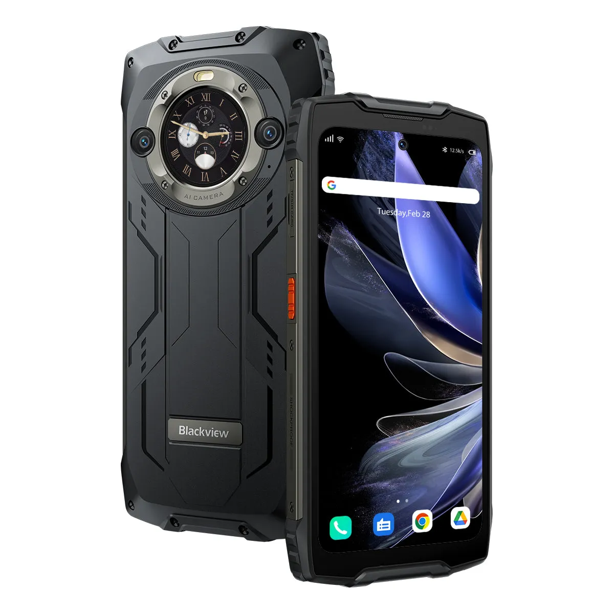 Blackview BV9300 Pro 8/12GB 256GB 6.7-Inch Main & 1.3-inch Round Secondary Display Built-in 100LM Flashlight 15080mAh 4G Rugged Smartphone