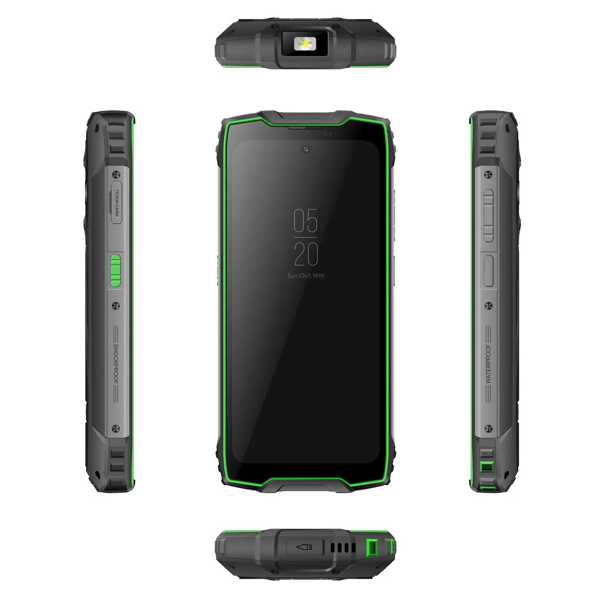 Blackview BV9300 Pro 8/12GB 256GB 6.7-Inch Main & 1.3-inch Round Secondary Display Built-in 100LM Flashlight 15080mAh 4G Rugged Smartphone