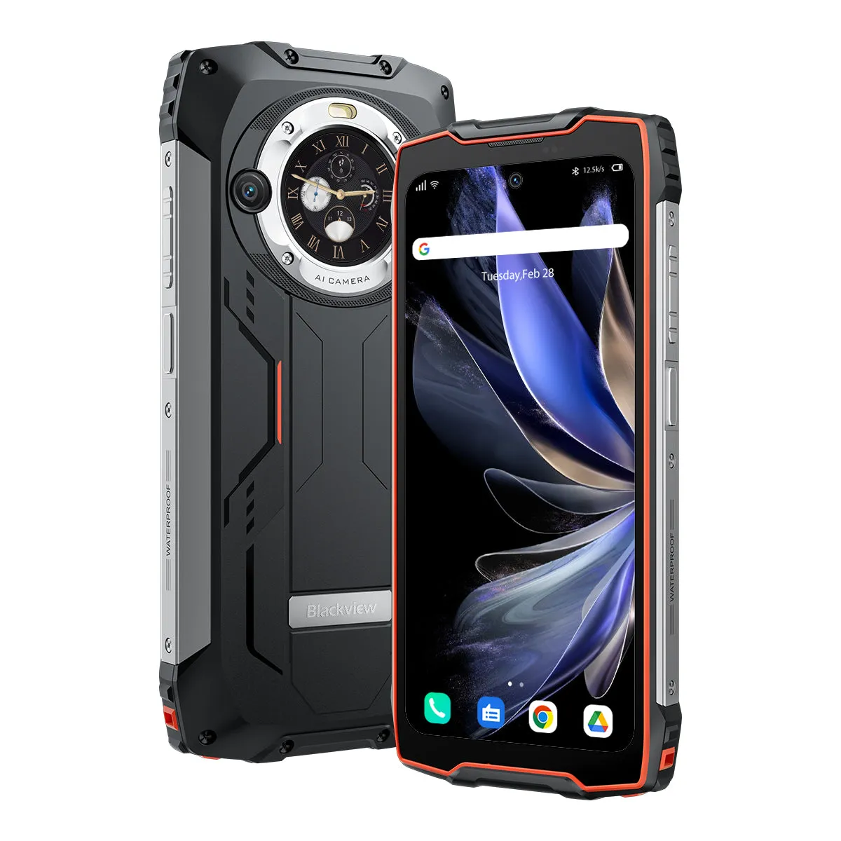 Blackview BV9300 Pro 8/12GB 256GB 6.7-Inch Main & 1.3-inch Round Secondary Display Built-in 100LM Flashlight 15080mAh 4G Rugged Smartphone