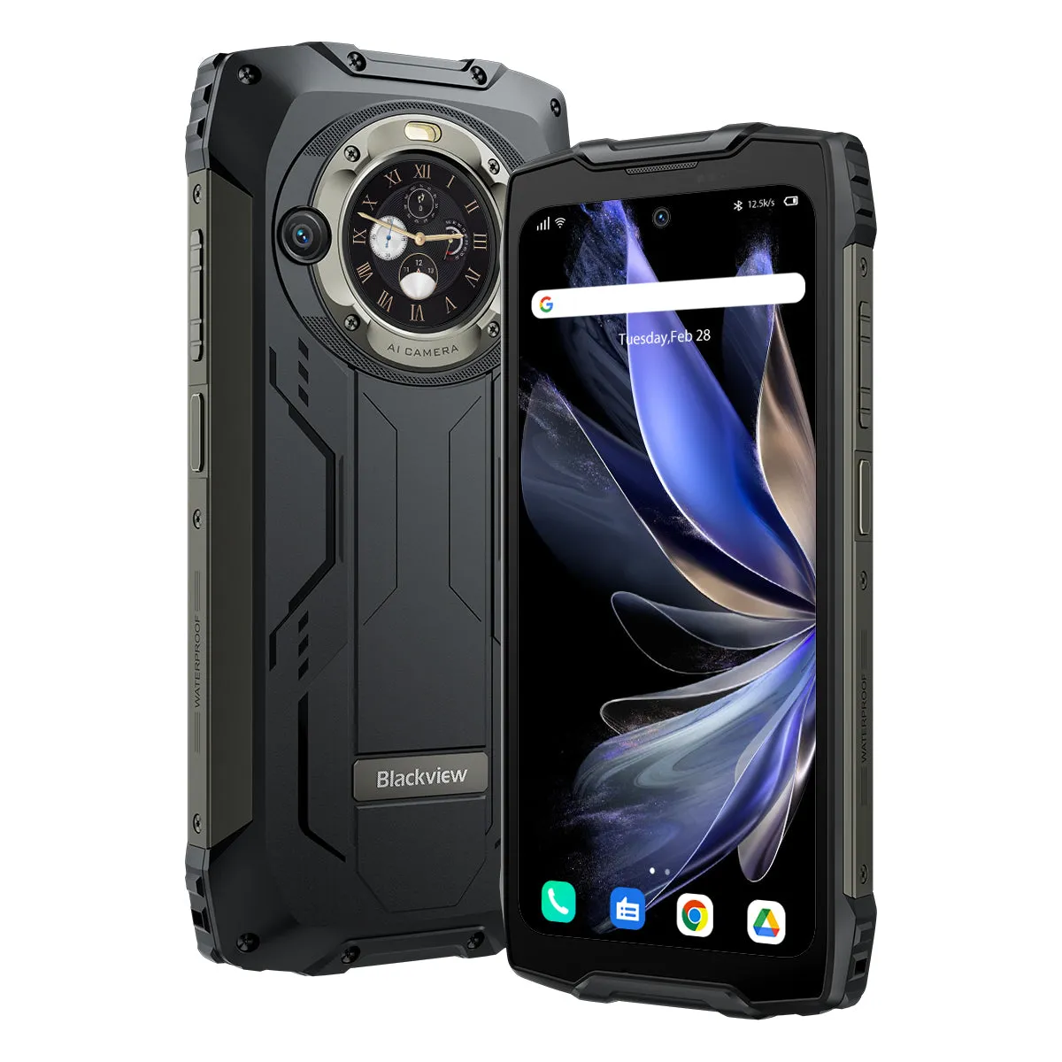Blackview BV9300 Pro 8/12GB 256GB 6.7-Inch Main & 1.3-inch Round Secondary Display Built-in 100LM Flashlight 15080mAh 4G Rugged Smartphone