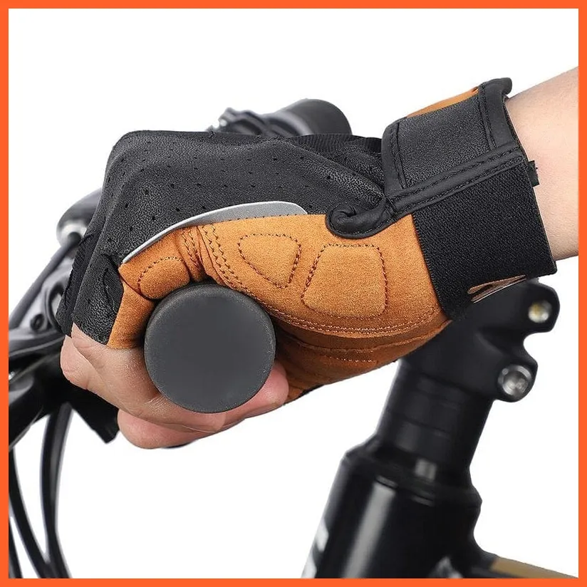 Cycling Half Finger Gloves | Men Women Gym Fitness Non-Slip Sports Gloves