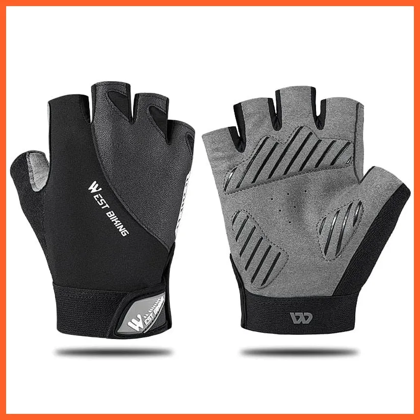 Cycling Half Finger Gloves | Men Women Gym Fitness Non-Slip Sports Gloves
