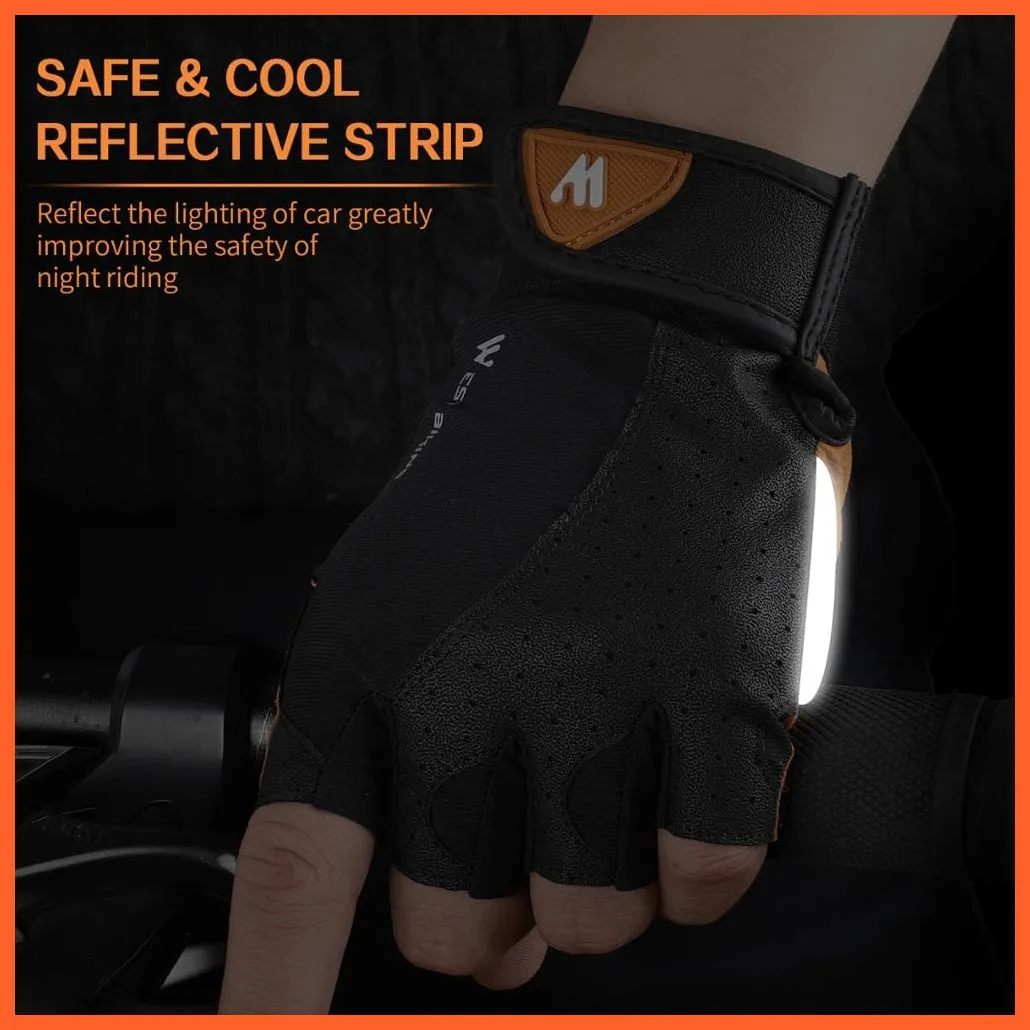 Cycling Half Finger Gloves | Men Women Gym Fitness Non-Slip Sports Gloves