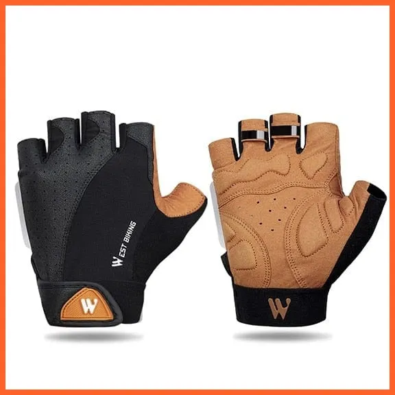 Cycling Half Finger Gloves | Men Women Gym Fitness Non-Slip Sports Gloves