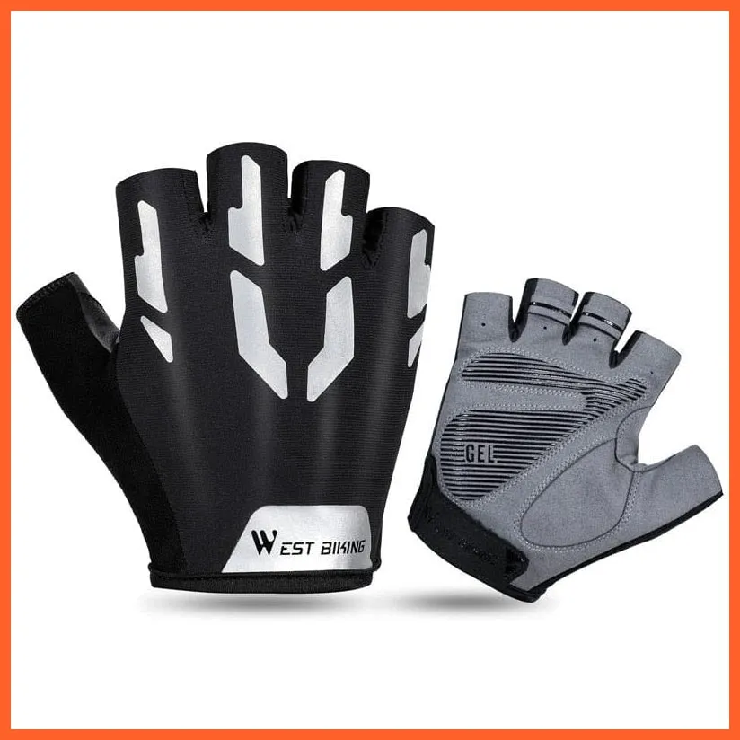 Cycling Half Finger Gloves | Men Women Gym Fitness Non-Slip Sports Gloves