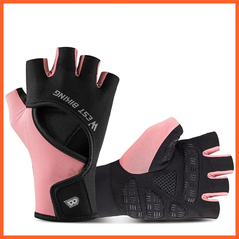 Cycling Half Finger Gloves | Men Women Gym Fitness Non-Slip Sports Gloves