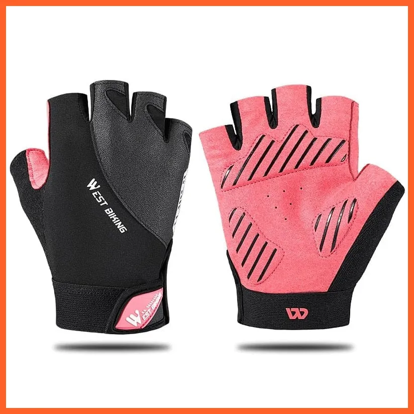 Cycling Half Finger Gloves | Men Women Gym Fitness Non-Slip Sports Gloves