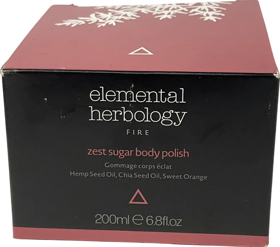 elemental herbology Zest Sugar Body Polish Fire 200ml