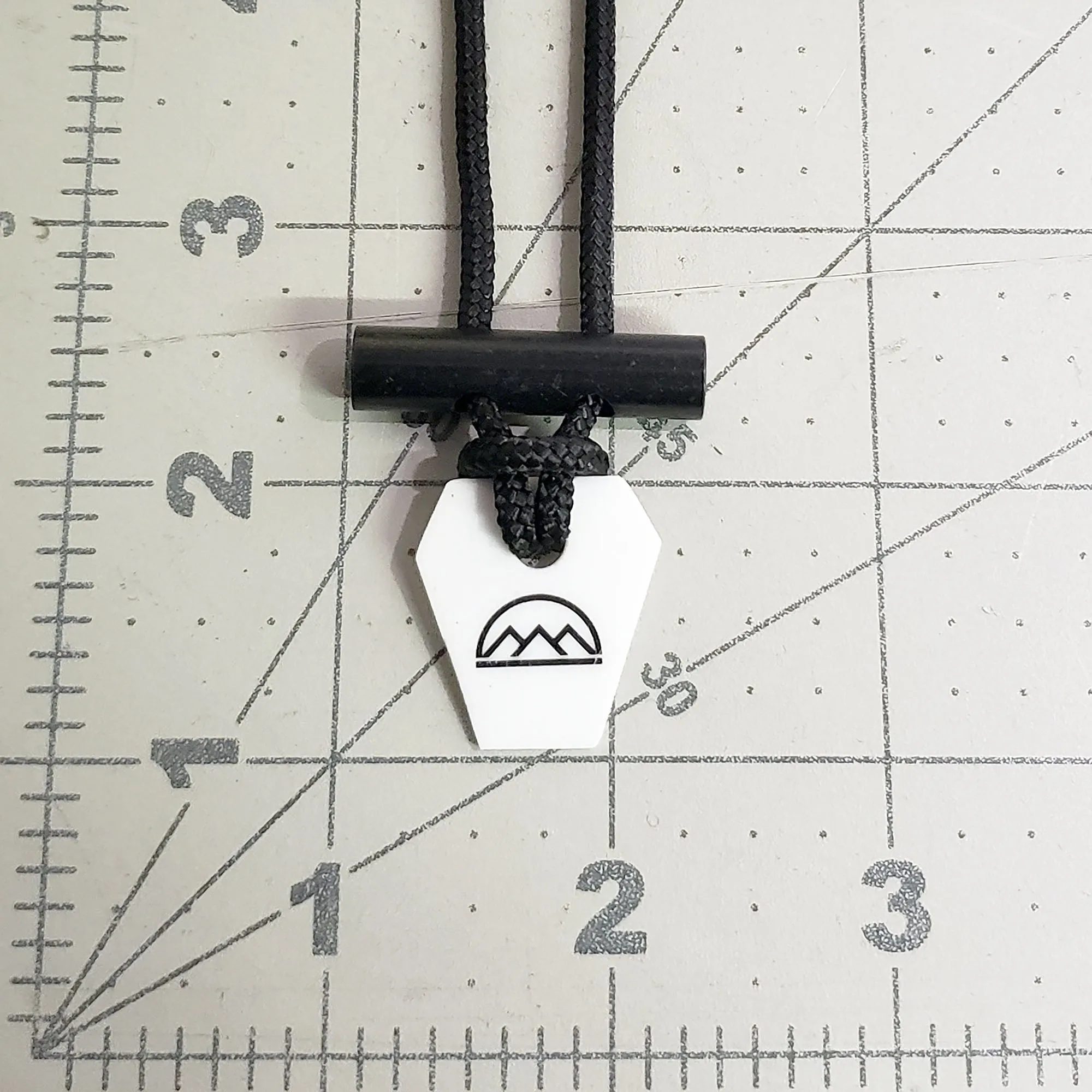 Emergency Fire Starter Necklace - Ultra Lightweight Mini Ferro Rod with Ceramic Striker & Neck Lanyard