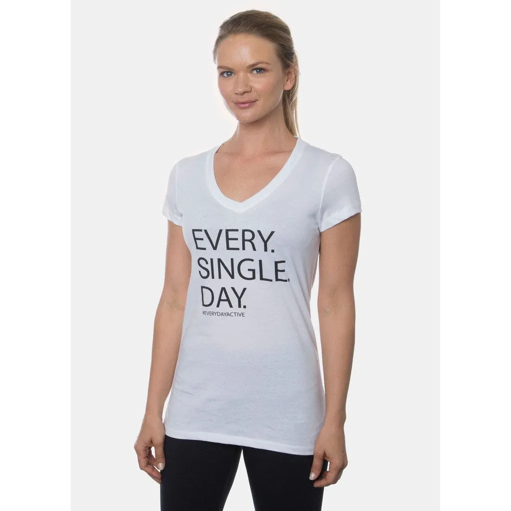 Every Single Day V-Neck Tee