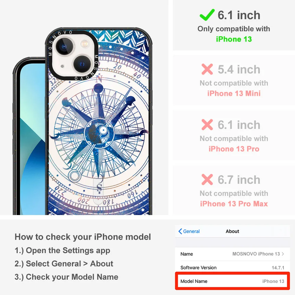 Galaxy Compass Phone Case - iPhone 13 Case