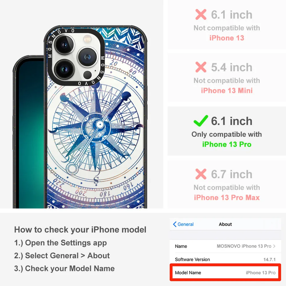 Galaxy Compass Phone Case - iPhone 13 Pro Case