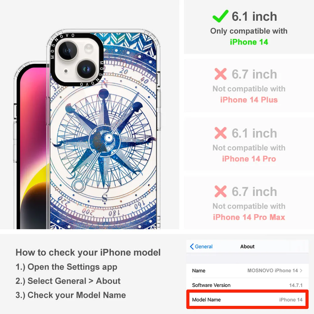 Galaxy Compass Phone Case - iPhone 14 Case