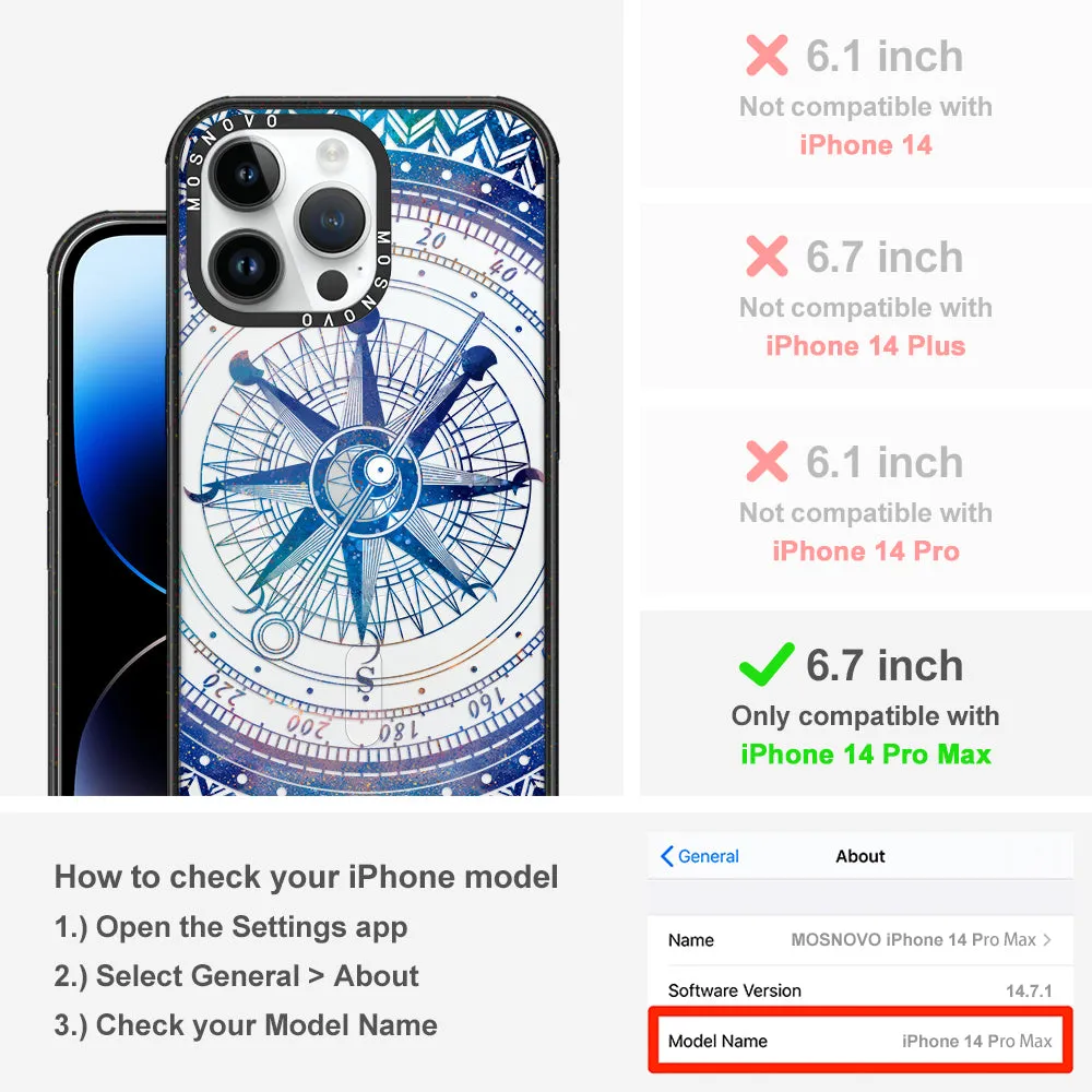 Galaxy Compass Phone Case - iPhone 14 Pro Max Case