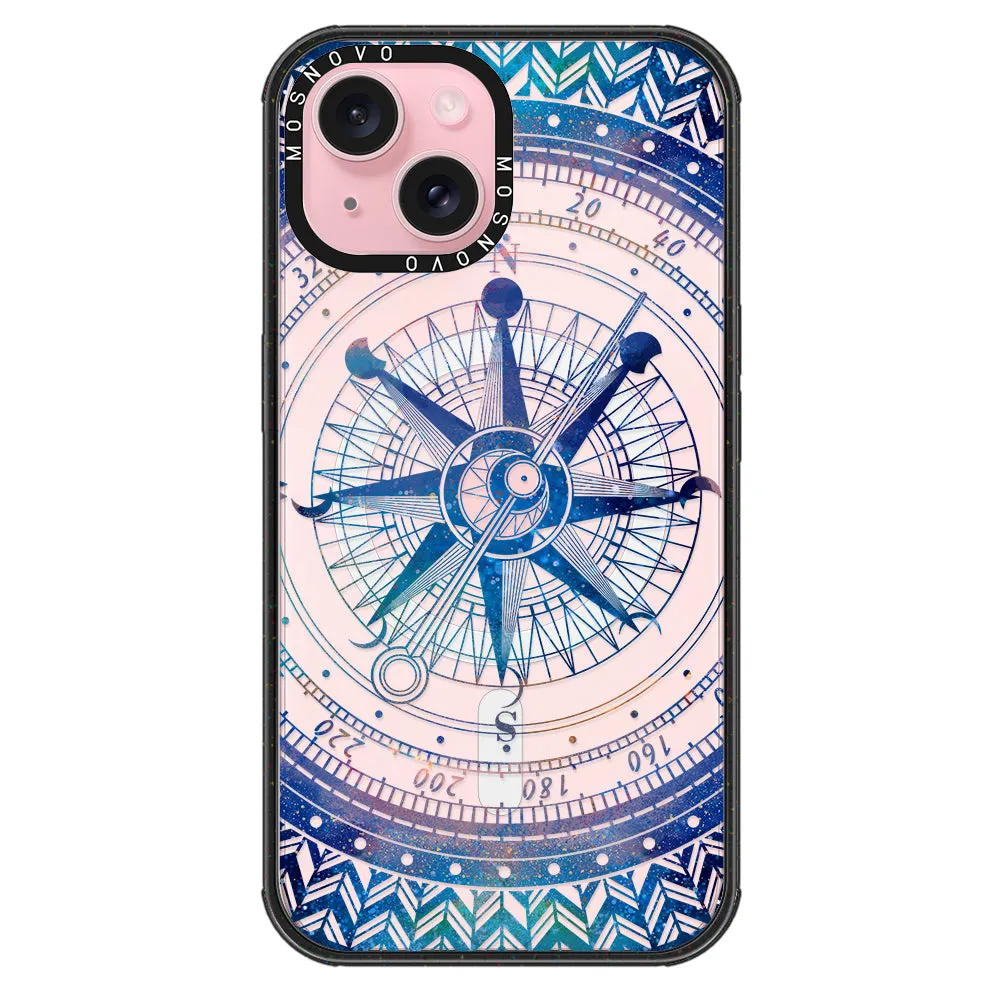 Galaxy Compass Phone Case - iPhone 15 Plus Case