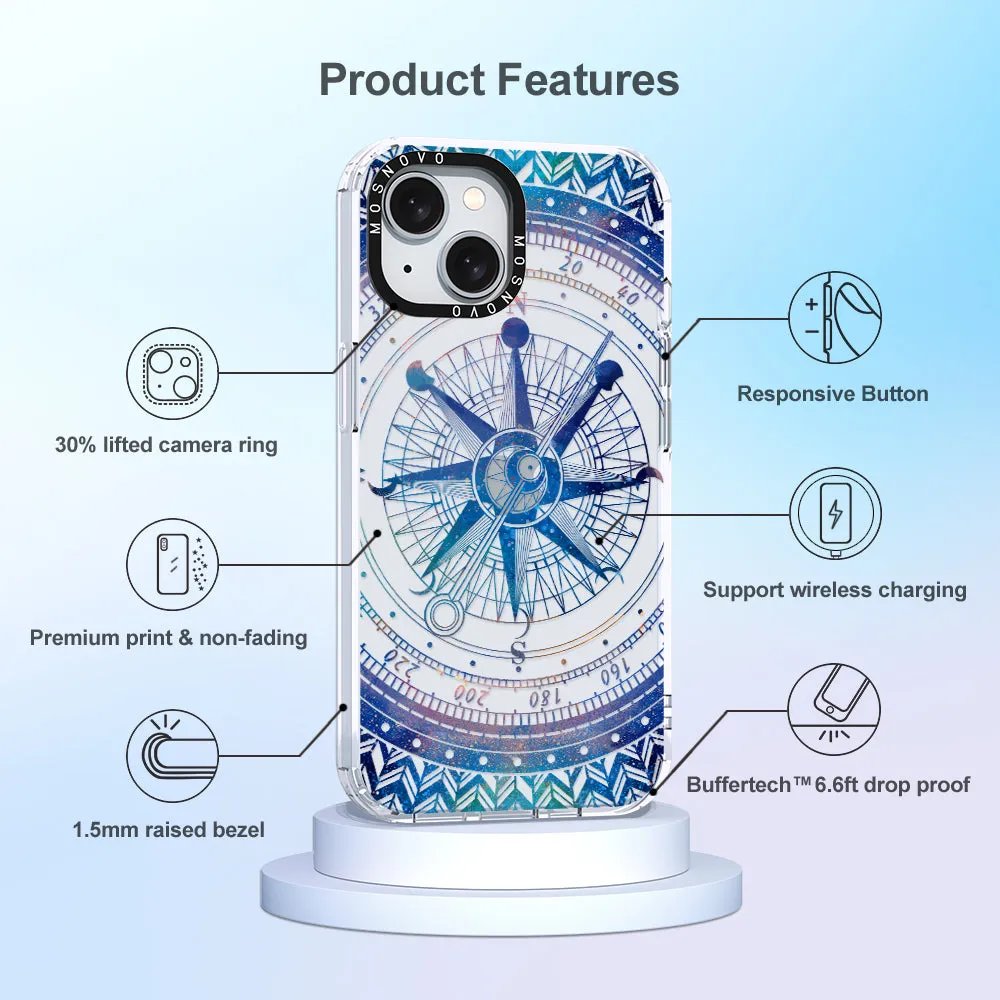 Galaxy Compass Phone Case - iPhone 15 Plus Case