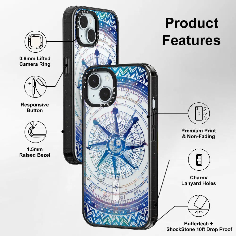 Galaxy Compass Phone Case - iPhone 15 Plus Case