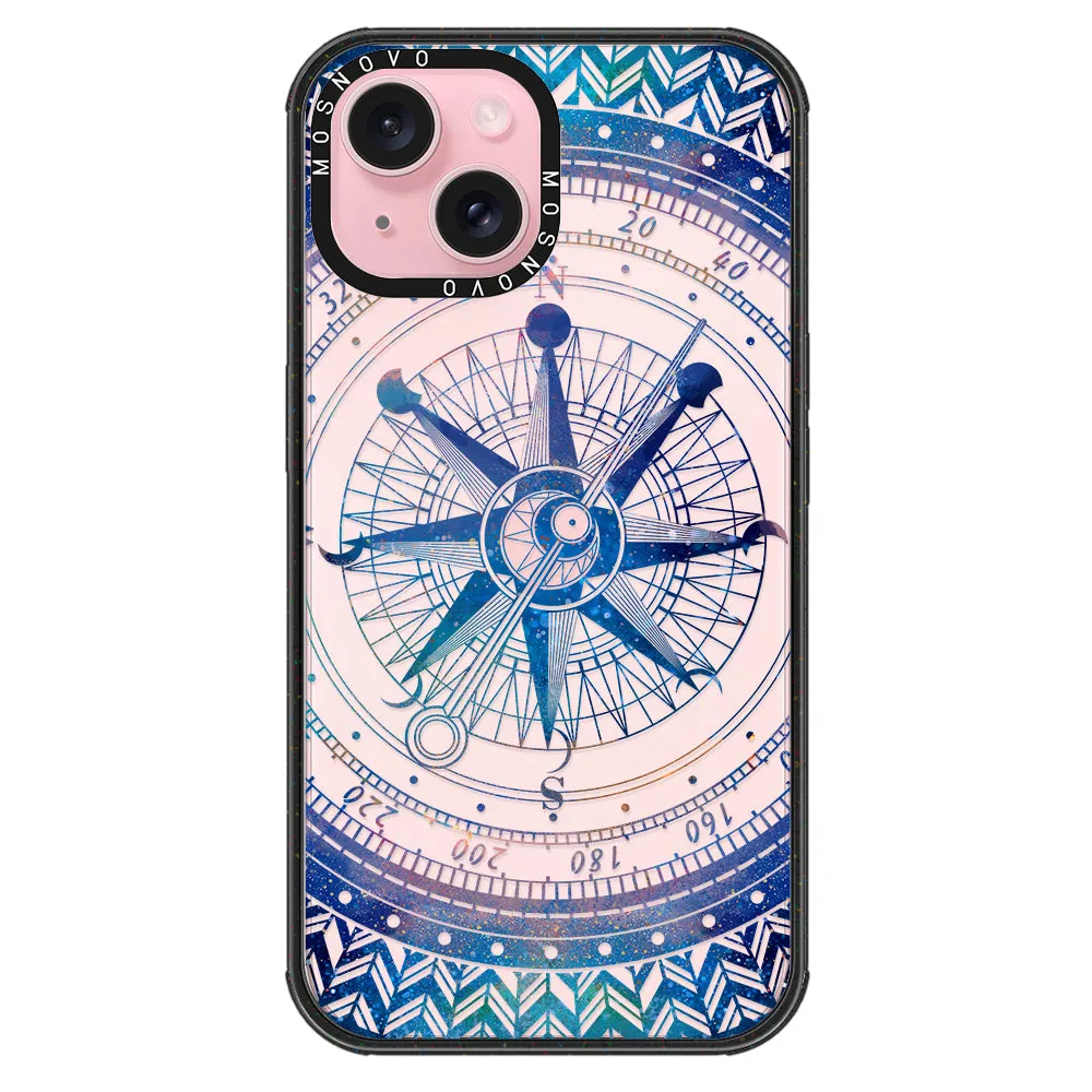 Galaxy Compass Phone Case - iPhone 15 Plus Case