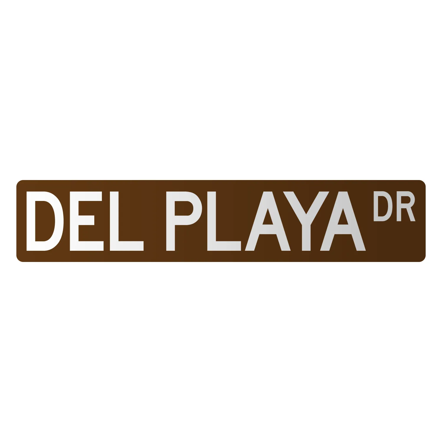 IV Street Signs: Del Playa