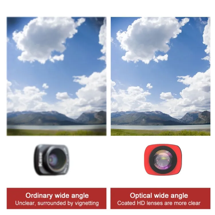 JSR 3 in 1 CR Super Wide Angle Lens 12.5X Macro Lens   CPL Lens Filter Set for DJI OSMO Pocket