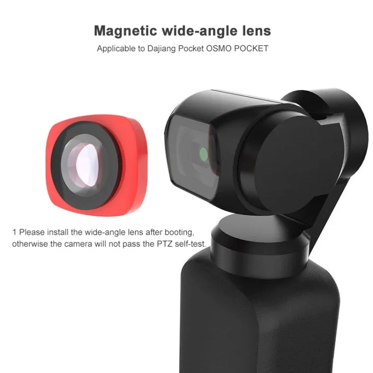 JSR 3 in 1 CR Super Wide Angle Lens 12.5X Macro Lens   CPL Lens Filter Set for DJI OSMO Pocket