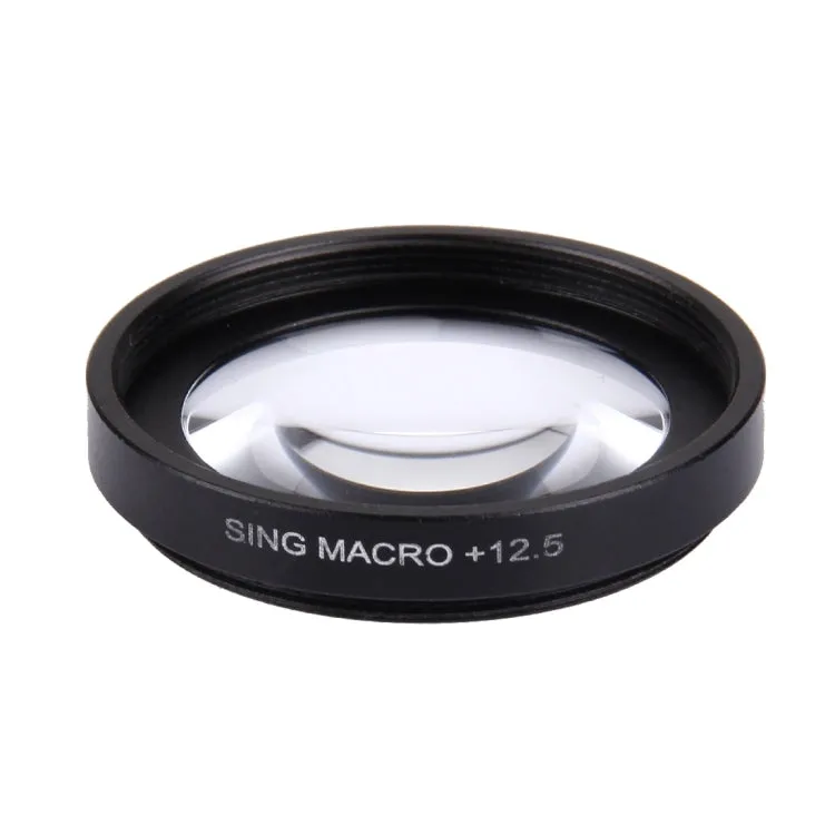 JUNESTAR Proffesional 37mm 12.5X Macro Lens Filter   Lens Protective Cap for GoPro & Xiaomi Xiaoyi Yi Sport Action Camera