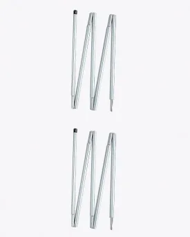 Light Tarp Pole 125cm 2pcs