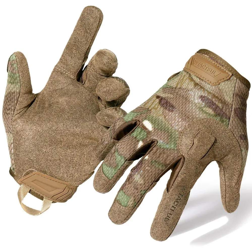 Men Camouflage Tactical Full Finger Gloves Airsoft Army Military Sports Riding Hunting Hiking Bicycle Cycling Paintball Mittens