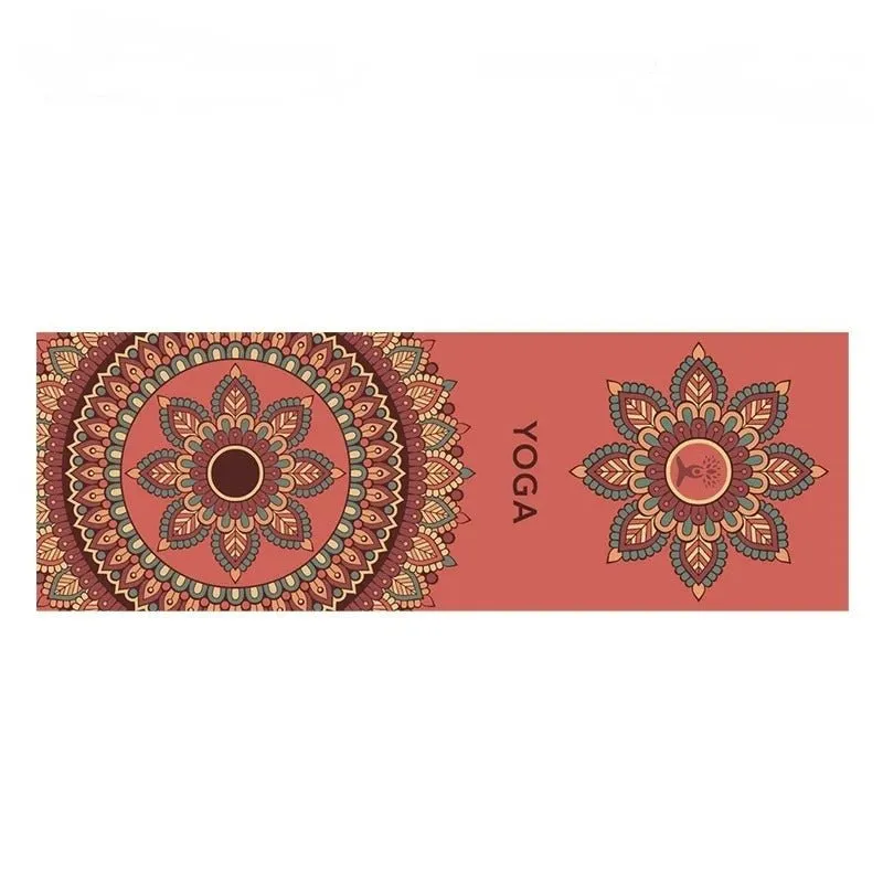 Non-Slip Portable Yoga Pilates Pad - Yoga Mat Towel Cover Ideal for Hot Yoga, Pilates