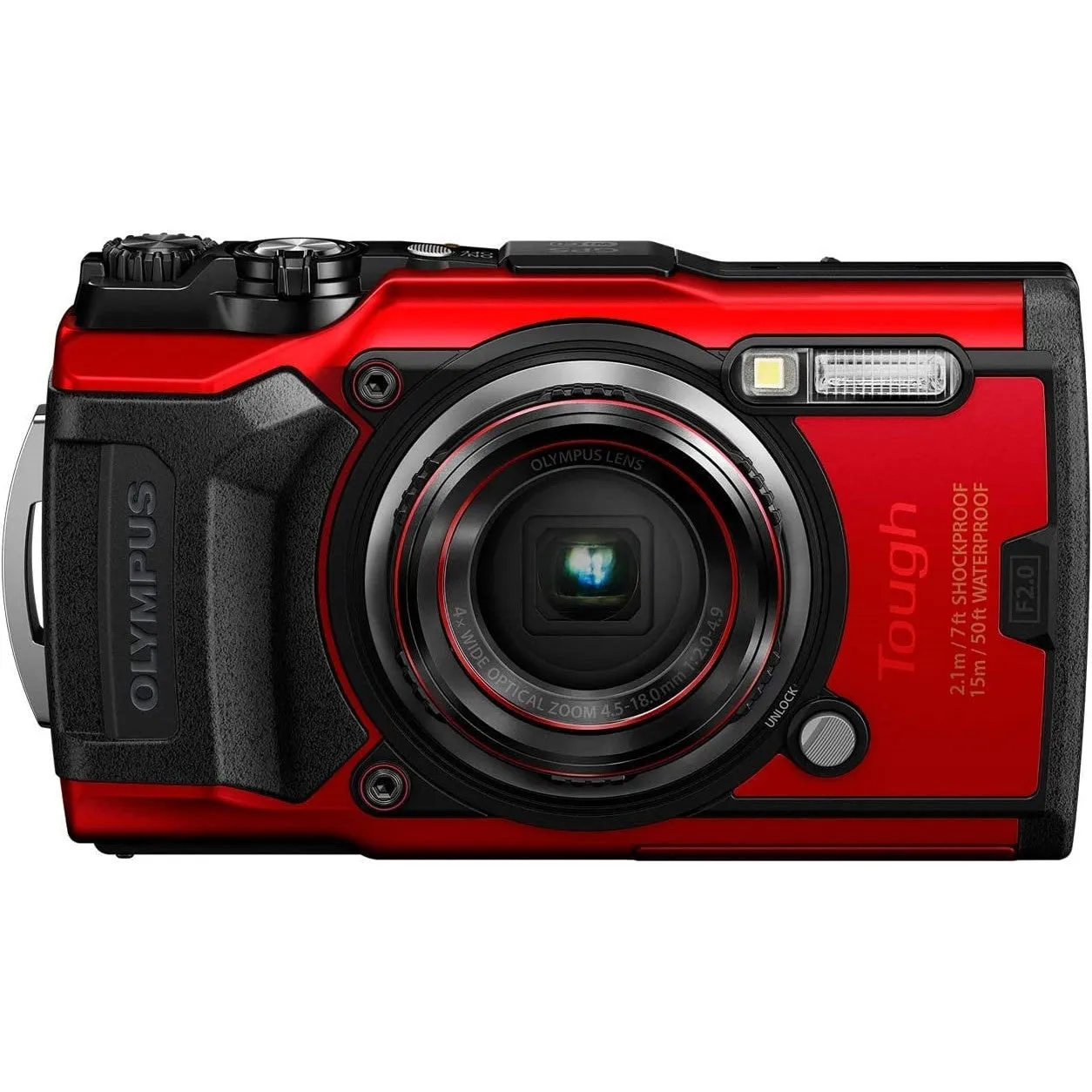 Olympus TG-6 Tough Camera - Red