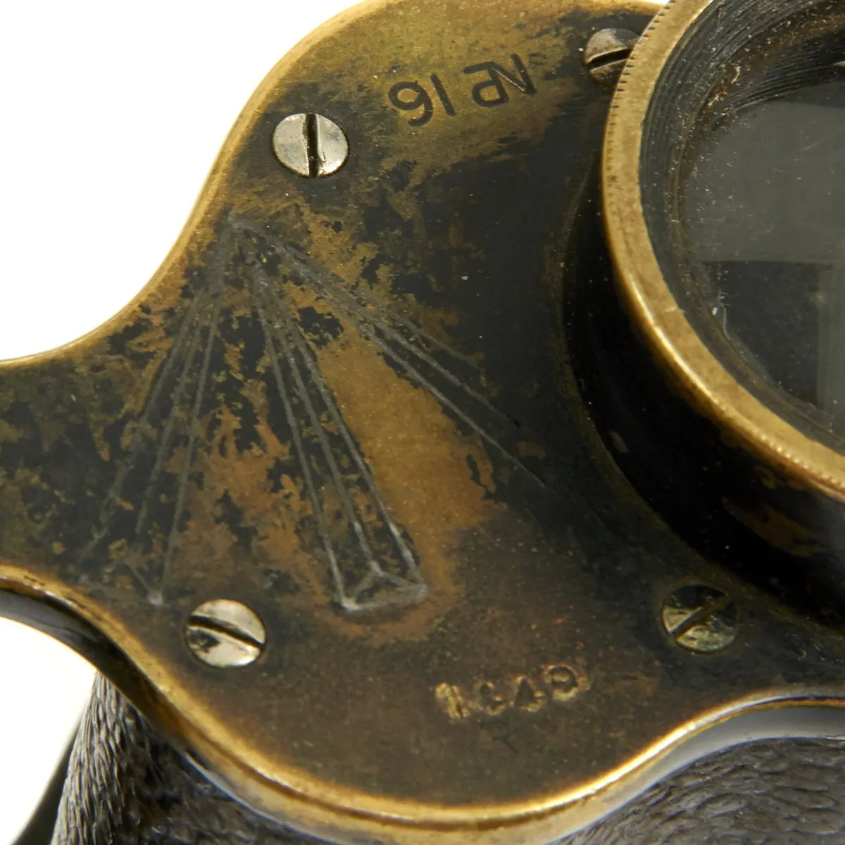 Original British WWI Royal Flying Corps Officers 6X Binoculars by Ross of London - Dated 1916