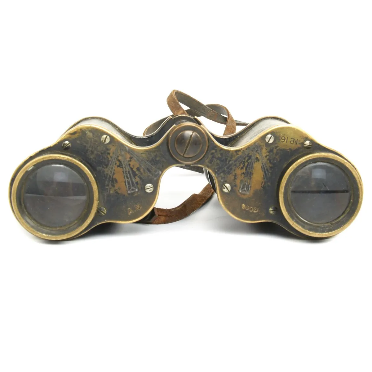 Original British WWI Royal Flying Corps Officers 6X Binoculars by Ross of London - Dated 1916