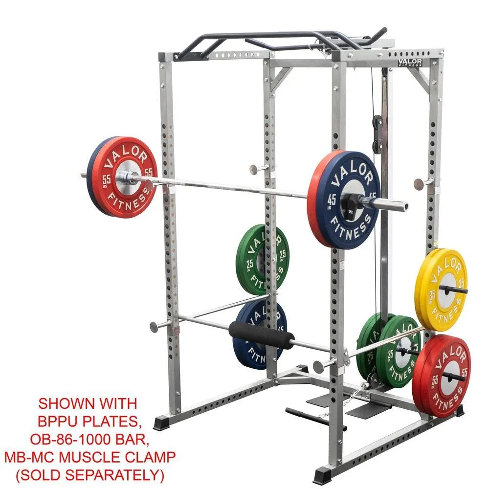Pro 2x2 Power Rack w/ Multi Grip Pullup Bar