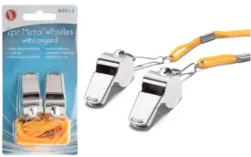Sona 2 Piece 120 Decibel Metal Whistle