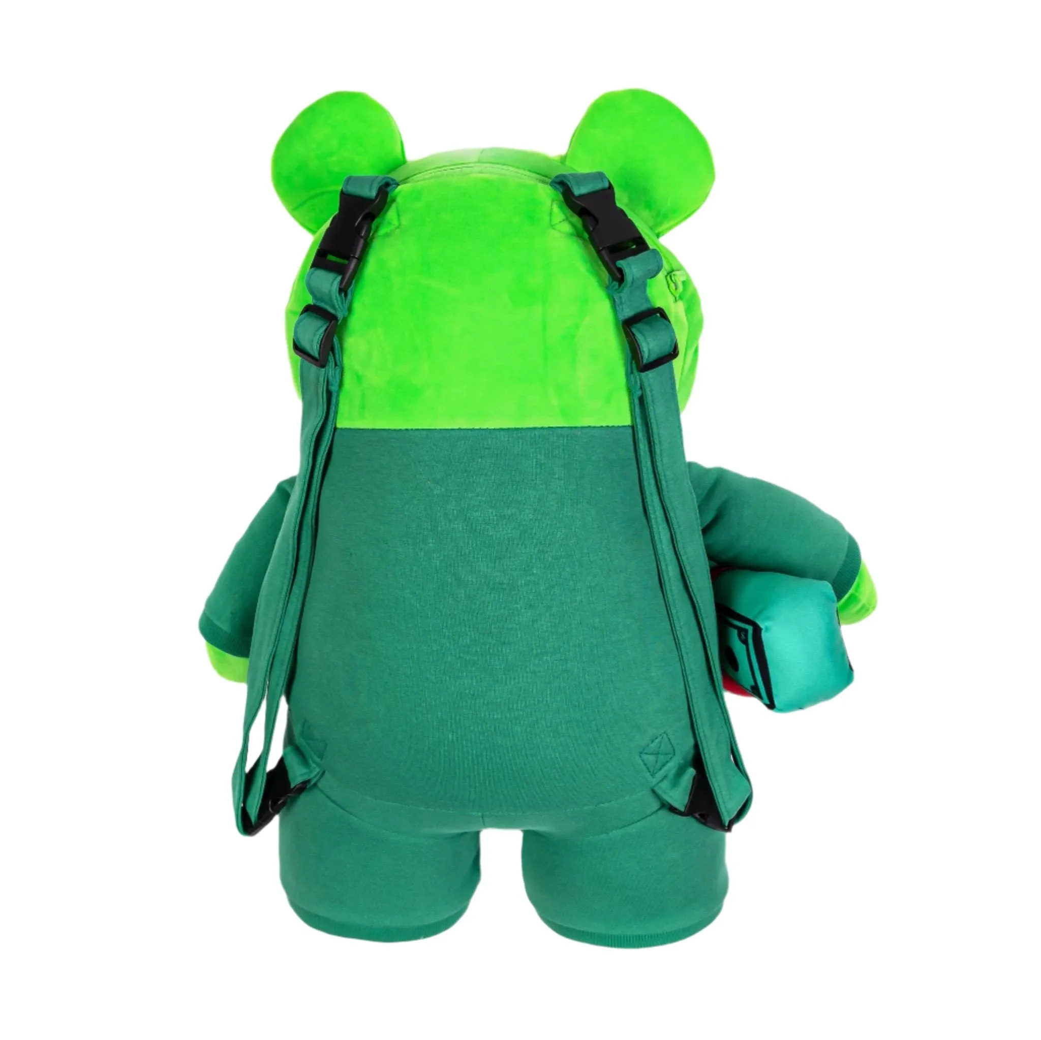 Sprayground Squid Game Contestant Bear Backpack - Green