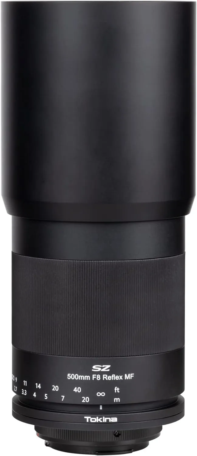 Tokina SZ Super Tele 500mm f/8 Reflex MF Compact Lightweight Camera Lens