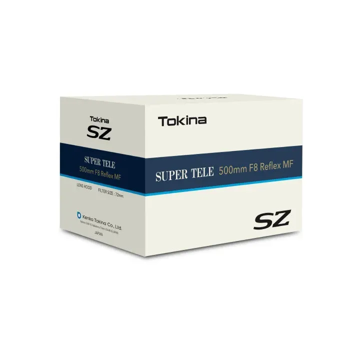 Tokina SZ Super Tele 500mm f/8 Reflex MF Compact Lightweight Camera Lens