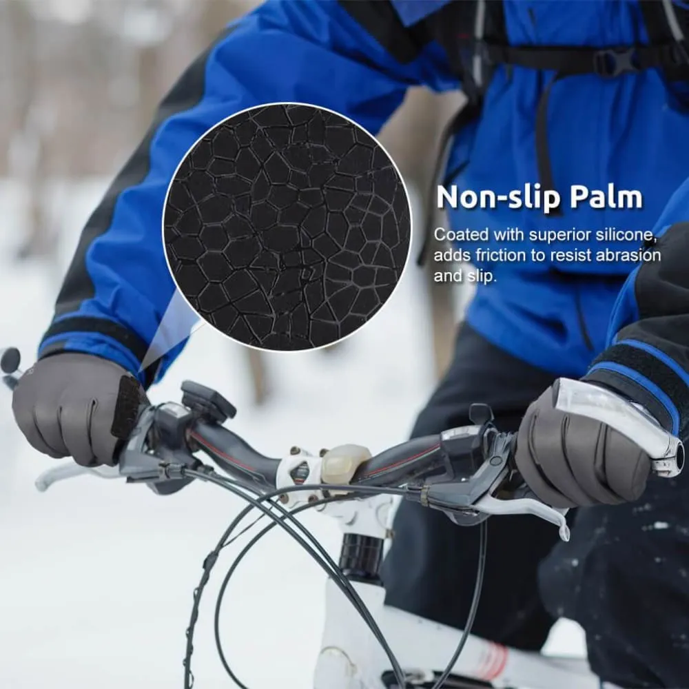Vbiger Adult Winter Gloves Touch Screen Gloves Anti-slip Sport Gloves